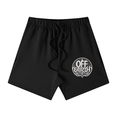 Off Earth Tone Loose Fit FOG 100% Cotton Shorts