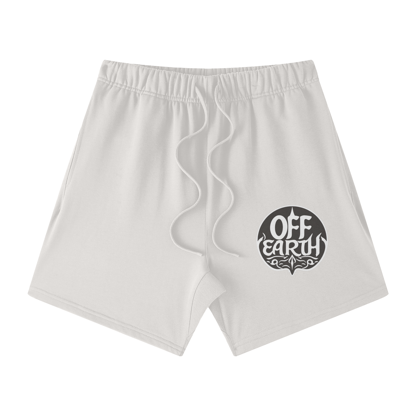 Off Earth Tone Loose Fit FOG 100% Cotton Shorts