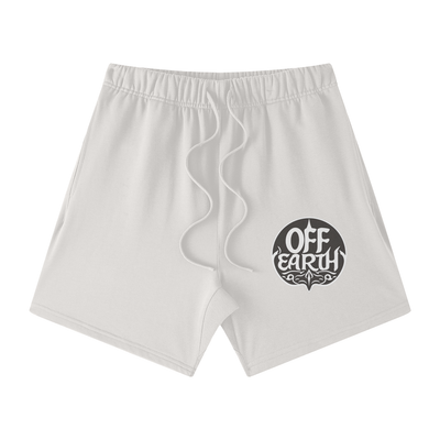 Off Earth Tone Loose Fit FOG 100% Cotton Shorts