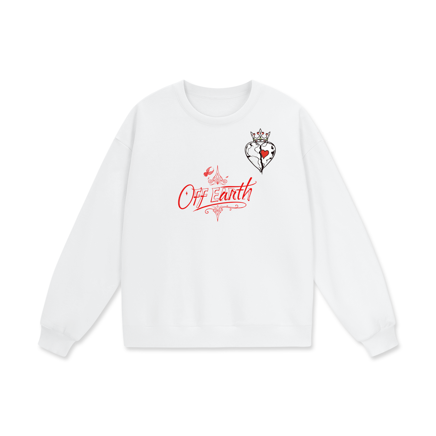 Broken heart,Lost love,Streetwear,Crew neck 