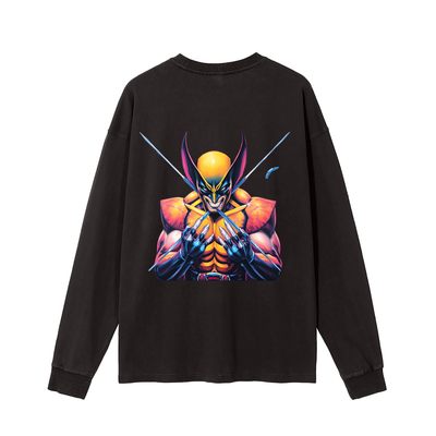 X-Men,Comics,Michigan University ,Michigan ,Psychedelic ,Art,Marvel,Long Sleeve 