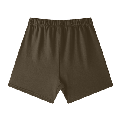 Off Earth Tone Loose Fit FOG 100% Cotton Shorts