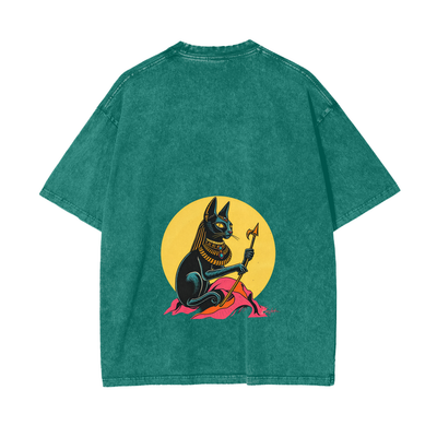 Egyptian goddess,Bastet,Spiritual ,Culture ,Ase ,T-shirt ,Aura,Blessings ,Streetwear,Clean 
