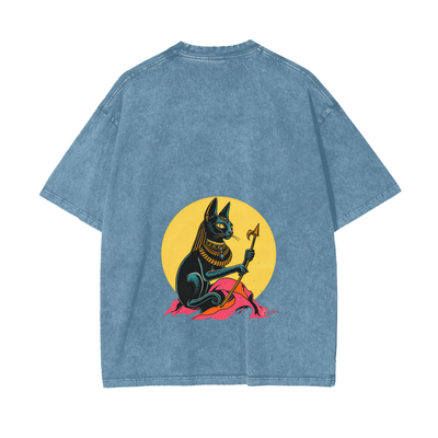 Egyptian goddess,Bastet,Spiritual ,Culture ,Ase ,T-shirt ,Aura,Blessings ,Streetwear,Clean 