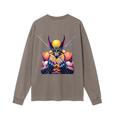 X-Men,Comics,Michigan University ,Michigan ,Psychedelic ,Art,Marvel,Long Sleeve 