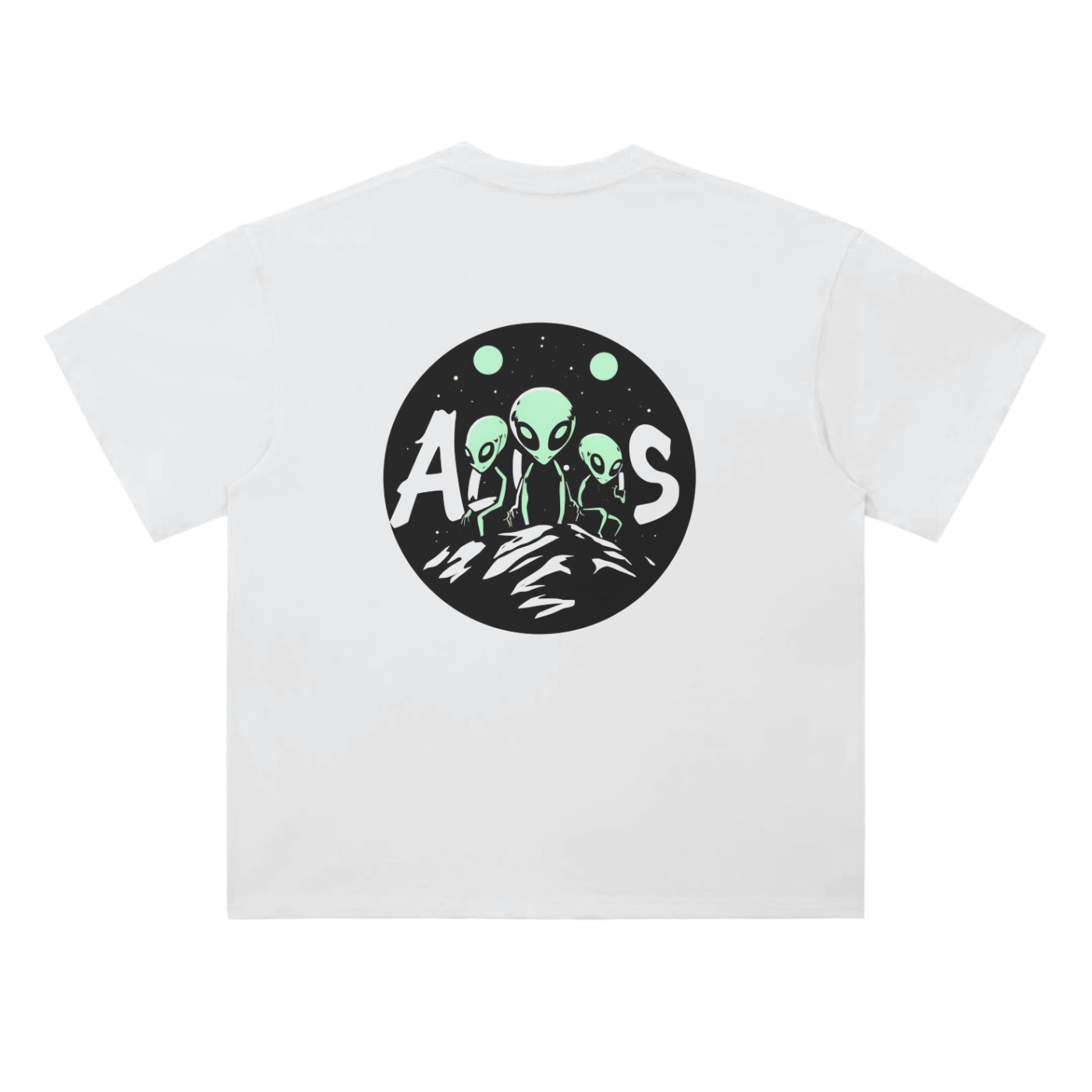 Aliens ,Streetwear,Shrooms,T-shirt ,White,Hip,Other worldly 