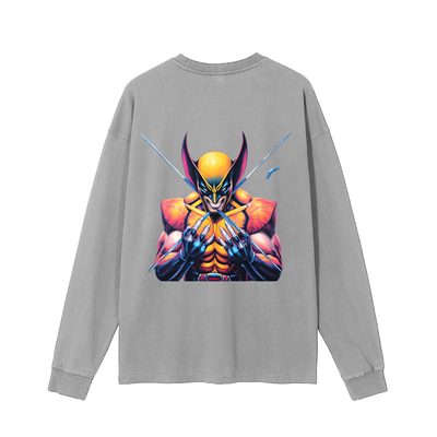 X-Men,Comics,Michigan University ,Michigan ,Psychedelic ,Art,Marvel,Long Sleeve 