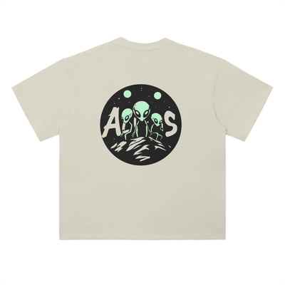 Aliens ,Streetwear,Shrooms,T-shirt ,White,Hip,Other worldly 