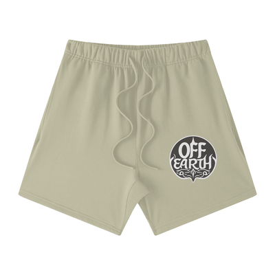 Off Earth Tone Loose Fit FOG 100% Cotton Shorts